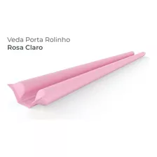 Veda Porta Rolinho Protetor Inseto Couro 90cm Comfort Door Cor Rosa-claro