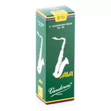 Sr2725 Tenor Sax Java Cañas Fuerza 2.5 Caja De 5