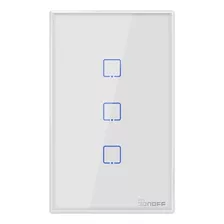 Apagador De Pared Touch On/off Sonoff T2us3c Smart Wifi