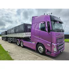 Volvo Fh540 6x4globetrotter Ano 22 + Rodotrem Graneleiro 0km