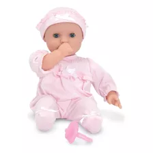 Melissa Doug Jenna Muñeca Bebé Suave 30 Cm Embalaje Fácil