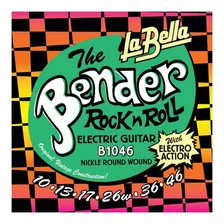 Encordado La Bella Bender 010 - 046 Para Guitarra Electrica