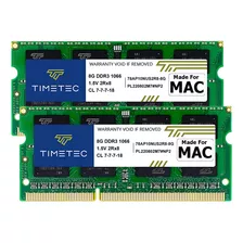 Ram Timetec, 16 Gb (2 X 8 Gb), Compatible Con Mac, Ddr3 1066
