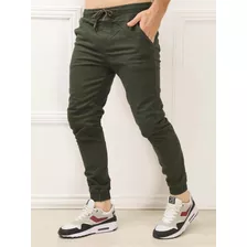  Calças Jans Masculina Jogger Com Punho Na Perna Elastico