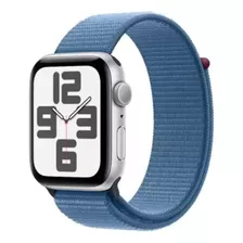 Apple Watch Se 44mm C/ Gps E Pulseira Loop Esportiva Novo 