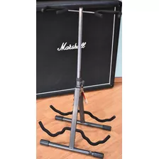 Soporte Base Para Dos Guitarras Proel Fc820 Color Charcoal Grey