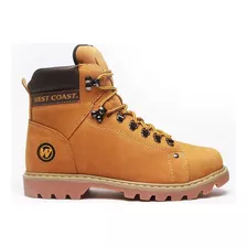 Bota Worker West Coast Classic Coturno Masculino Em Couro