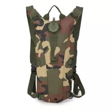 Mochila Hidratação Tática Refil 3l Cinto Peitoral Camelbak Cor Woodland