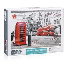 Rompecabeza Puzzle Ditoys London Impression 1000 Piezas 