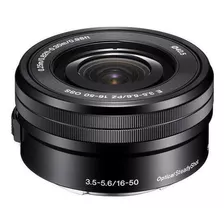 Lente Sony E Pz 16-50mm F/3.5-5.6 Oss E-mount (selp1650) Cor Preto