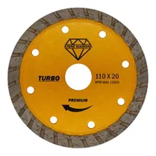 Disco De Corte Diamantado - 110x20x1.8x10 Mm Turbo Fino