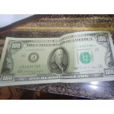 Billete De 100 Dolares Con Estrella Año 1990