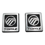 2 Piezas Emblemas Ghia Ford Topaz Taurus Vw Karmann Ghia