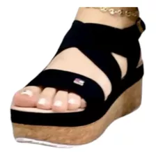 Sandalias Plataforma Yute Para Dama Talla 35/40