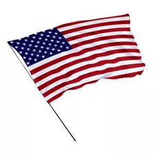 Bandeira Dos Estados Unidos - Usa 1,50m X 1m Com Bastão