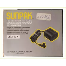 Sunpak Adaptador De Corriente Ad27 Original Para Usar A 220v