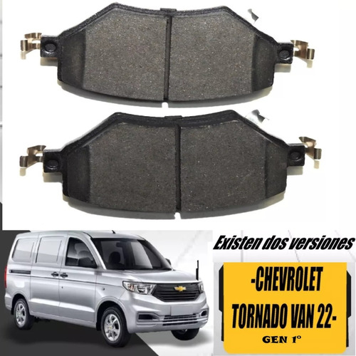 Balatas Delanteras, Chevrolet Tornado Van 2022-2023 1n Foto 2