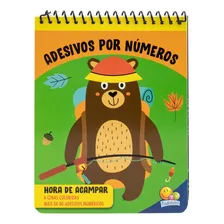 Livro Adesivos Por Números: Hora De Acampar