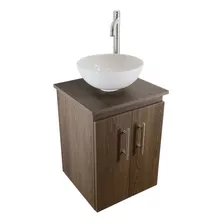 Combo Mueble Baño Grifería Flotante 38x35 Cm