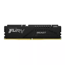 Memória Kingston Fury Beast, 16gb, 1x16gb, 4800mhz, Ddr5