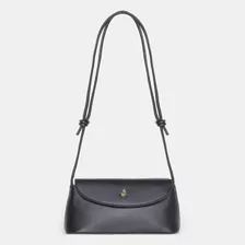 Bolso Hpc Polo Crossbody Negra Vinipiel Lisa