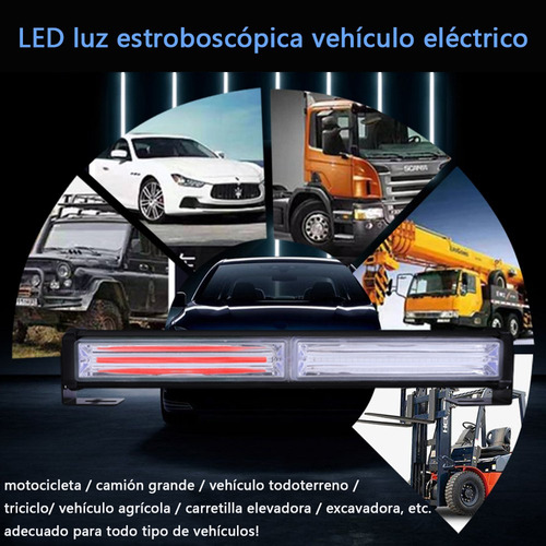 Barra Torreta Estrobo Codigo Leds Cob Policia 24 PuLG 40w Foto 9