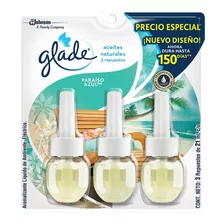 Aromatizante Glade 3 Repuestos - Unidad a $10967