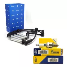 Kit Cabos E Velas Gm Classic Celta Corsa Prisma 1.0 8v Flex