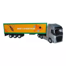 Caminhão Carreta Miniatura De Ferro Volvo Fh500 Trucado 1/64