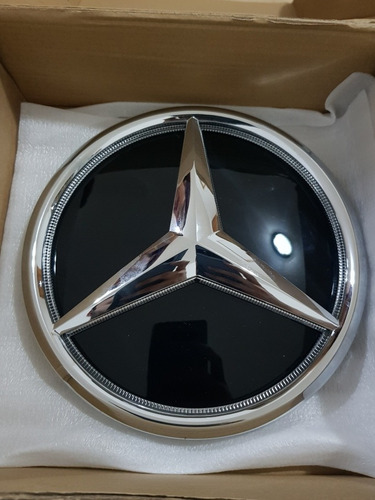 Emblema Led Parrilla Mercedes Benz Amg Clase C Cla A E 2020 Foto 7