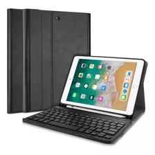 Funda Con Teclado Para Tablet Para iPad 9.7 2018/2017 Negro