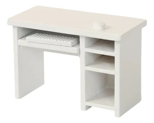 Modelo De Mesa De Computador Em Miniatura 1/12, Mesa De Estu