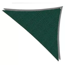 Triangulo Toldo Vela Verde 98% 2.5m X 3.5m X 3.9m