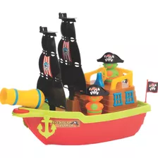 Brinquedo Barco Aventura Pirata Infantil Barquinho Divertido