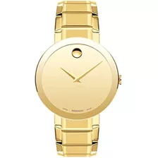 Reloj Movado De Oro Amarillo Y Zafiro Para Hombre Con Esfera