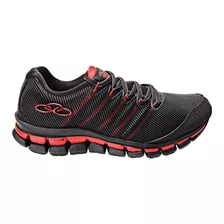 Tênis Masculino Dynamic Preto E Vermelho Olympikus