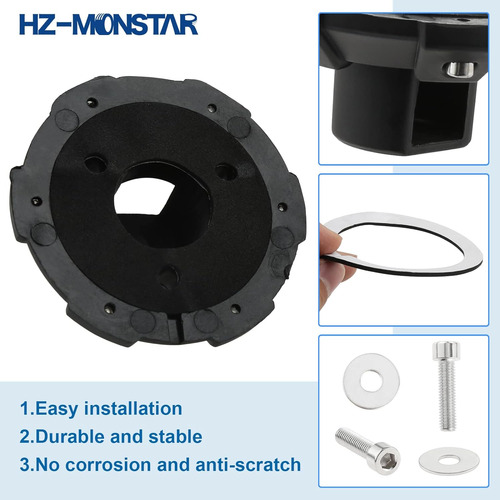 Hz-monstar Cubierta Base De Antena De Radio Compatible Con J Foto 4