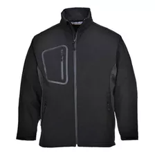 Casaca Negra Softshell Duo De 3 Capas Portwest Tk52