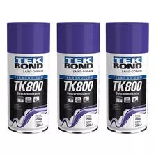 Kit 3 Sprays Descarbonizantes Tekspray Tk800 300ml - Tekbond