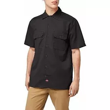 Dickies Hombres Grande Y Alto Camisa De Trabajo De Manga Cor