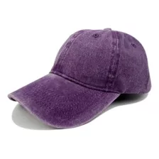 Gorra Curva Lisa Importada Prelavada Efecto Jean