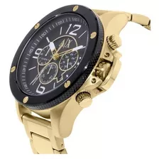 Relógio Masculino Dourado Armani Exchange Ax1511 Original