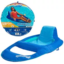 Swimways Silla Reclinable Con Flotador De Resorte Para Pisci