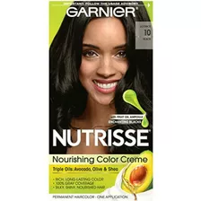 Garnier Nutrisse Nourishing Color Creme Black [10] 1 Ea