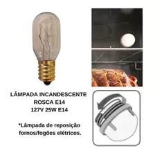 Lâmpada Para Fogão Electrolux 56ext 127v 25w Kit C/2 Und Cor Da Luz Amarela Voltagem 110v