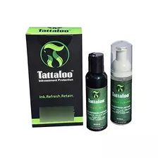 Tattaloo Prime Tattoo Aftercare Kit - Loción Hidratante Y Cu