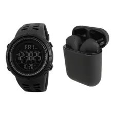 Reloj Deportivo Hombre Skmei 1251 + Audifonos Inalambricos 