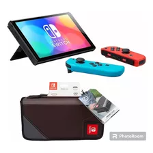 Nintendo Switch 32gb En Caja Con Todo Original + Bolso