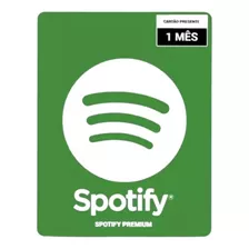 Spotify Premium - 1 Mês - Gift Card- Envio Imediato