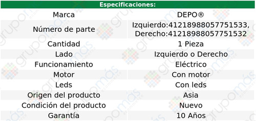 Faro Der O Izq Depo Para Mercedes-benz C200 2015 A 2018 Foto 5